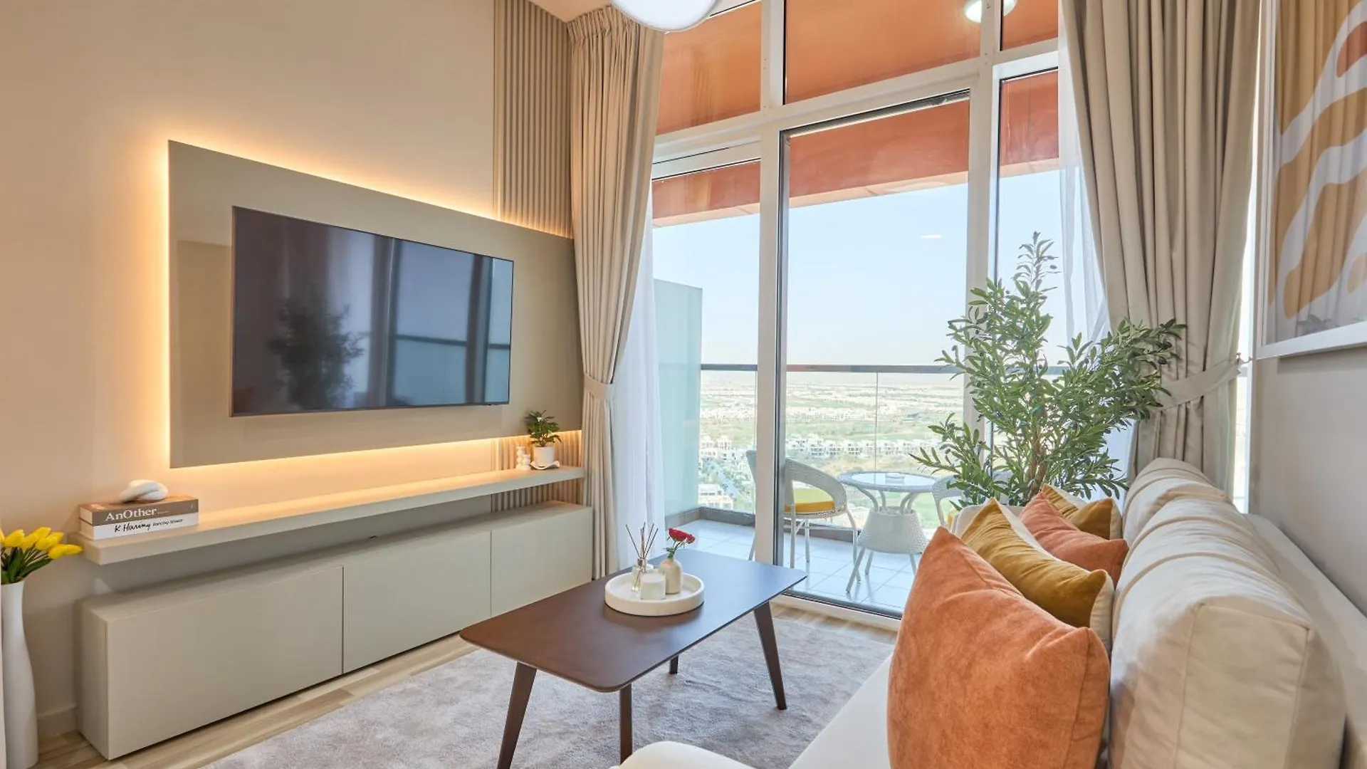 Modern High-Floor 1Br Apartment With Balcony, Pool Access & Golf Course View, Up To 4 Guests, By Stayfinity Dubai 0*,  United Arab Emirates