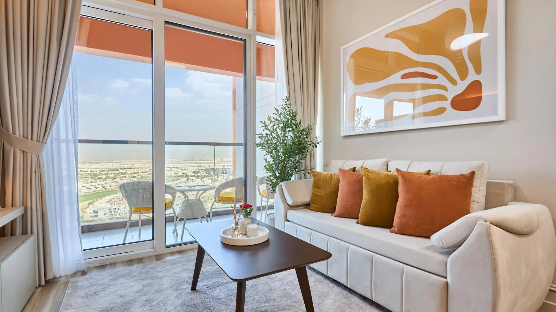 Modern High-Floor 1Br Apartment With Balcony, Pool Access & Golf Course View, Up To 4 Guests, By Stayfinity Dubai United Arab Emirates