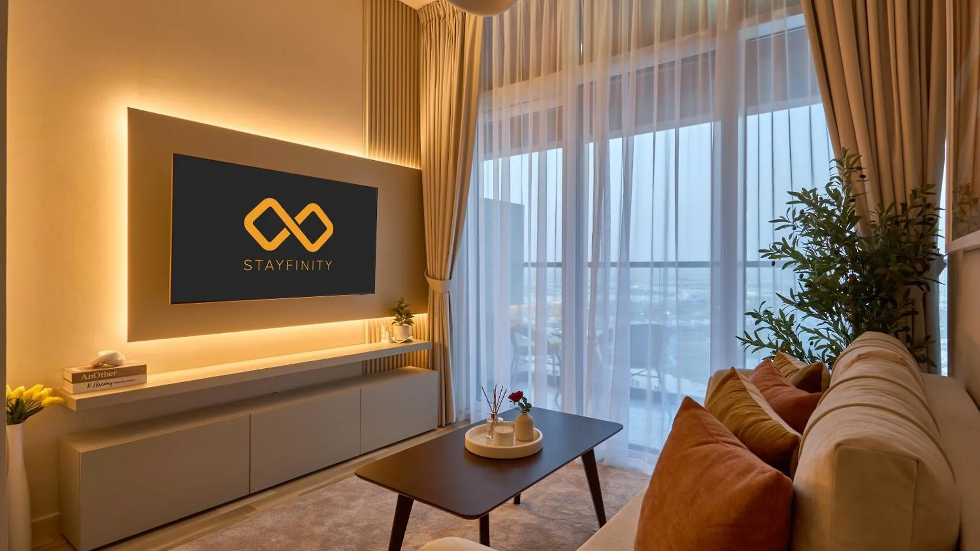 Modern High-Floor 1Br Apartment With Balcony, Pool Access & Golf Course View, Up To 4 Guests, By Stayfinity Dubai United Arab Emirates